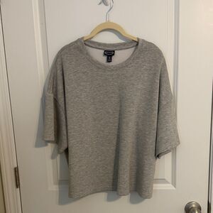 Classic Gray Short Sleeve Top